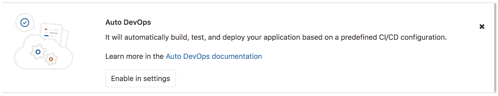 Auto DevOps banner