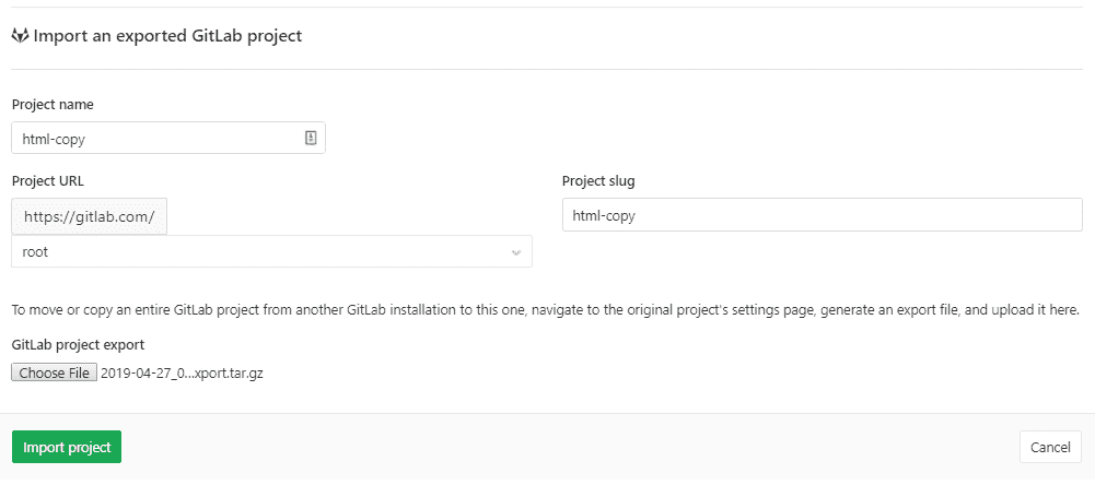 Select file
