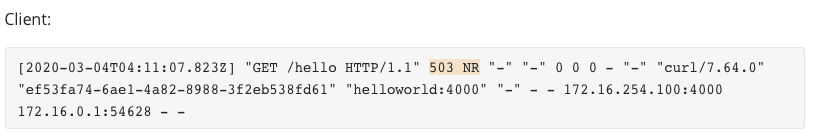 No route configured
